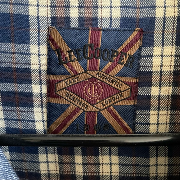 Lee Cooper Denim Jean Button Shirt - Picture 5 of 6